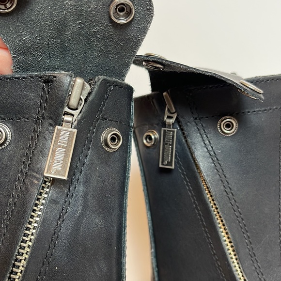 Harley Davidson Moto boots, Wm’s Sz 7 - Picture 4 of 11